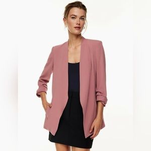 Aritzia Babaton Power Hip Blazer (Red Willow; size 8)